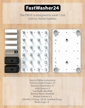 Load image into Gallery viewer, FastWasher24 Bottle Washer